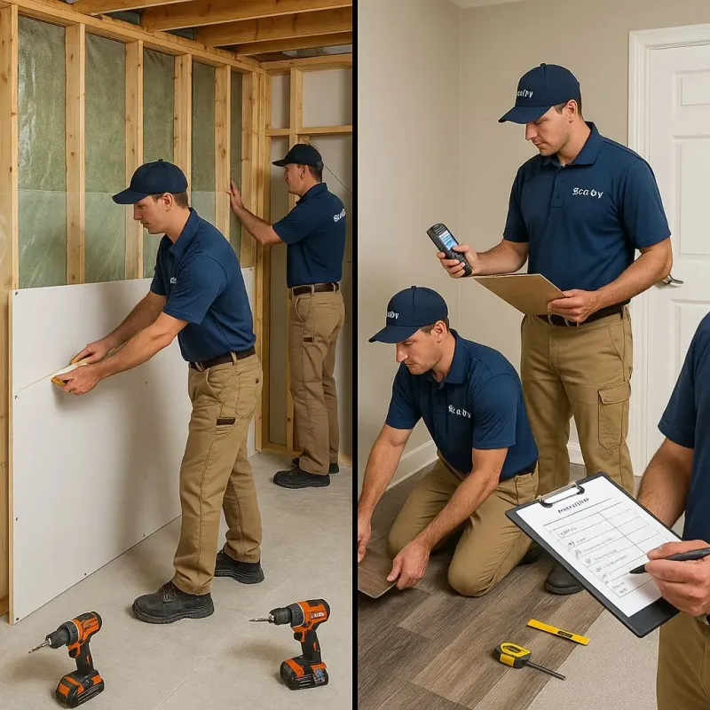Repairs and Reconstruction process in Monroe North, WA